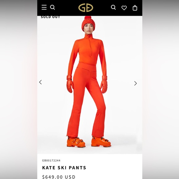 Goldbergh Kate ski pants US 2 - Picture 1 of 5
